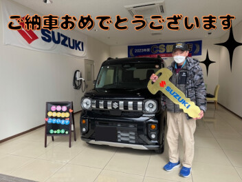 ご納車おめでとうございます！スペーシアギア☆